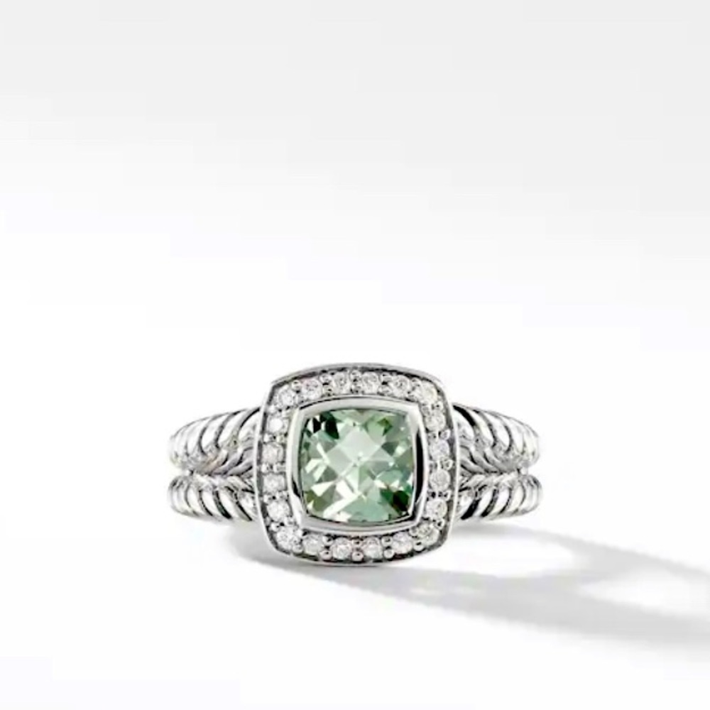 David Yurman Petite Albion Ring  Prasiolite
